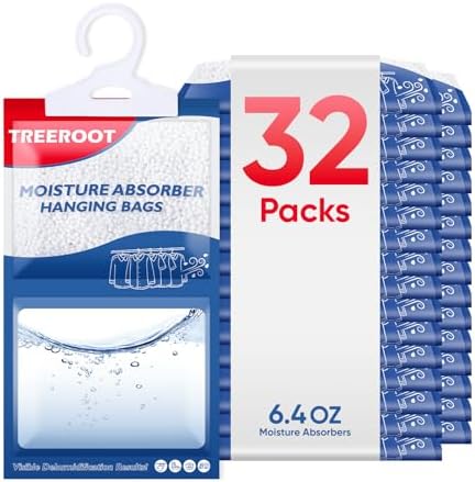 32 Moisture Absorbers for Closet, 6.5oz Humidity Absorber, Dehumidifier Bags by Unknown