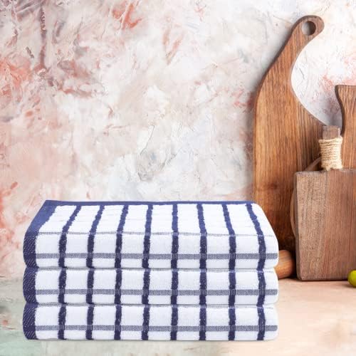 Urban Villa Kitchen Towels Cotton Dish Towels 20”x30” Black Wht - Image 4
