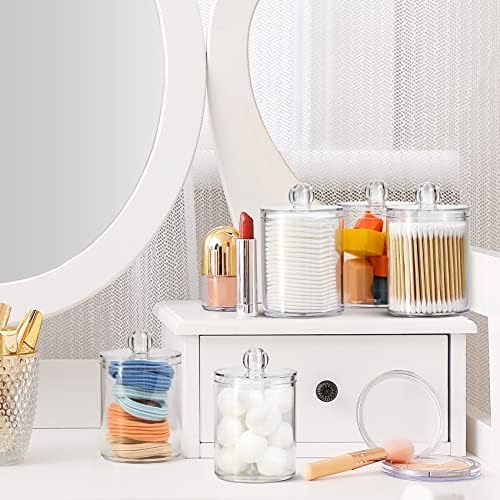 8 Pack Acrylic Qtip Holder Dispenser - Image 4