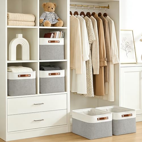 Bagnizer Storage Bins Large Fabric Storage Baskets - Image 3