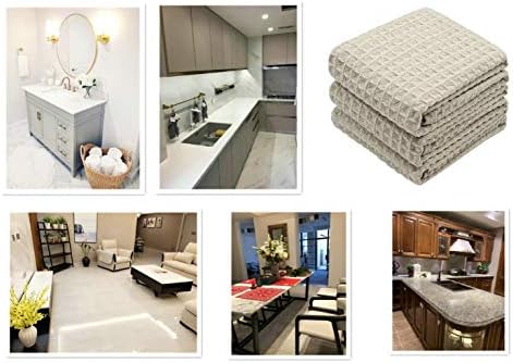 Waffle Weave Kitchen Towels Dish Towels, 3 Pack, 16x24 Inch - Image 7
