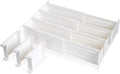 Dial Industries Dresser Drawer Dividers, 4 Pk + 3 Cross Dividers, 4.5" Deep | by DialIndustries