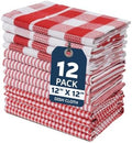LANE LINEN 100% Cotton Kitchen Dish Cloths, Ultra Soft Absorbent Quick Drying by LaneLinen