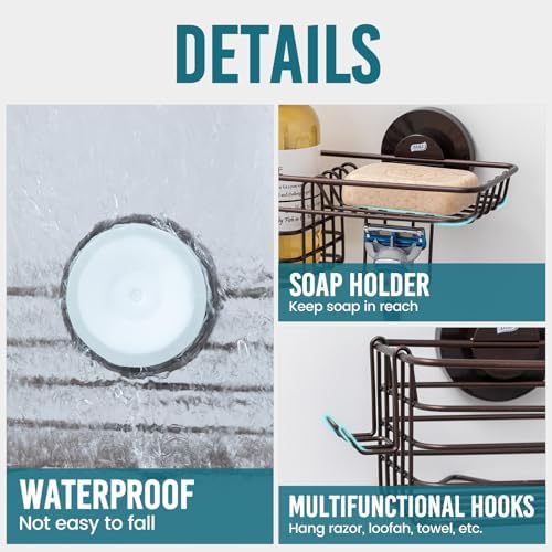 TAILI Shower Caddy Suction Cup - Image 5