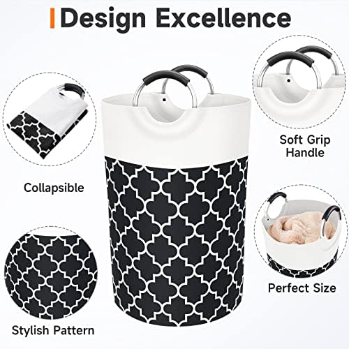 Fabspace Large Laundry Basket Laundry Hamper Bag Washing Bin Clothes Bag - Image 3