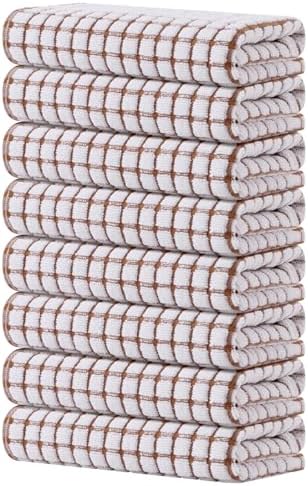 Kitinjoy Cotton 8 Pack Terry Kitchen Towels by Kitinjoy