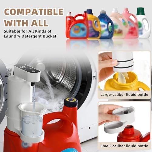 Electric Laundry Detergent Dispenser, USB-C Rechargeable Automatic Laundry - Image 6
