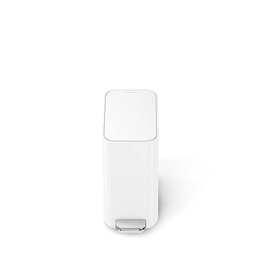 simplehuman Slim Step Can, 5L / 1.3 Gallon Compact Bathroom Trash Can, Liner - Image 5