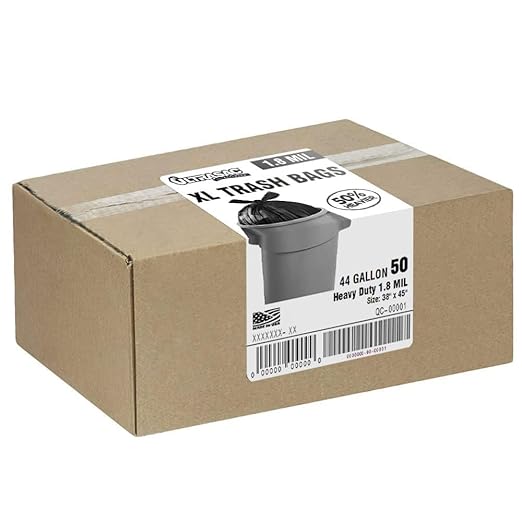 Ultrasac Heavy Duty 45 Gallon Trash Bags Huge 50 Count/w Ties) by Ultrasac