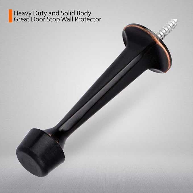 10 Pack Solid Rigid Door Stops - Image 2