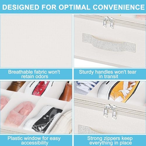 Under Bed Shoe Storage Organizer - Image 5