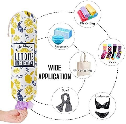If Life Gives You Lemons Make Lemonade, Kitchen Grocery Bags Holder Container - Image 6