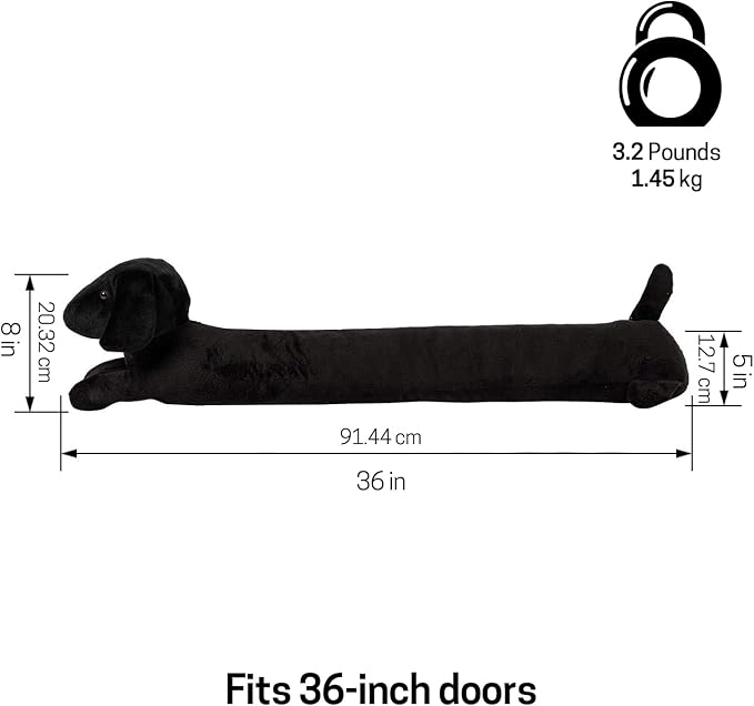 SWISSELITE 36 Inch Under Door Stopper, Decorative Door Noise Blocker | Weighted - Image 2