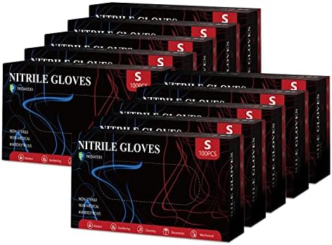 PROMEDIX P Nitrile Disposable Gloves, 4mil-100 Count, Gloves Disposable Latex by PROMEDIXP