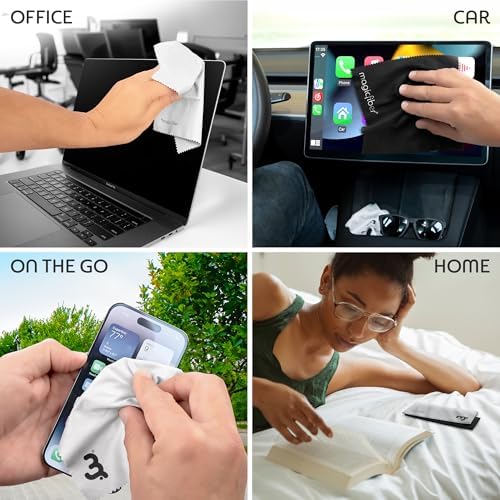 MagicFiber Microfiber Cleaning Cloth, Glasses Cleaner, Eyeglass Wipes - Image 5