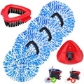 4 Pack Spin Mop Replacements Head Compatible by WaIEJiemiHome