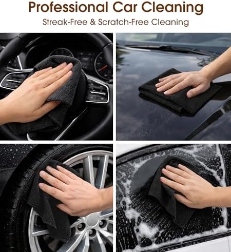Microfiber Cleaning Cloth Roll, 100 Pack 12 x 12 Inch Tear Away Reusable Paper - Image 2