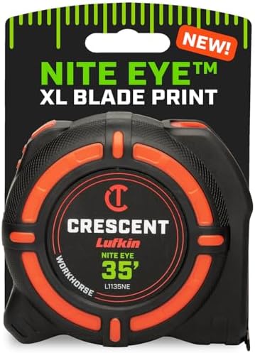 Crescent Lufkin 35 Ft. WORKHORSE NITE EYE Tape Measure | L1135NE by Unknown