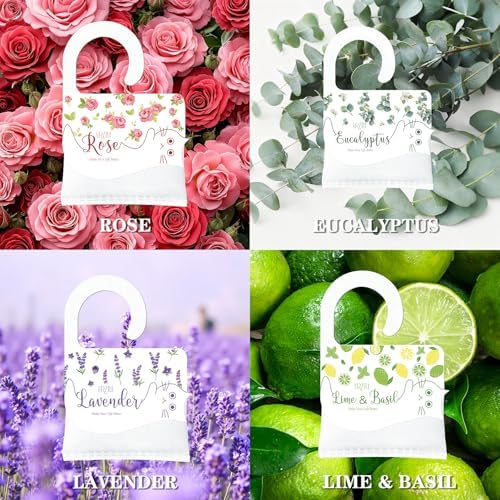13 PCS Rose Scented Sachets, Long Lasting Room Air Freshener Odor Deodorizer - Image 7