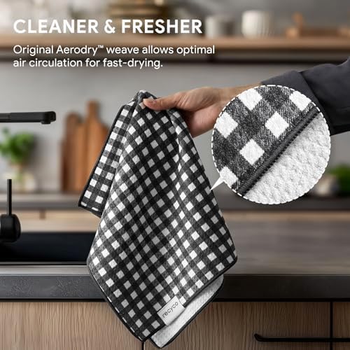 RECYCO Waffle Kitchen Towel Set of 2 - Image 4