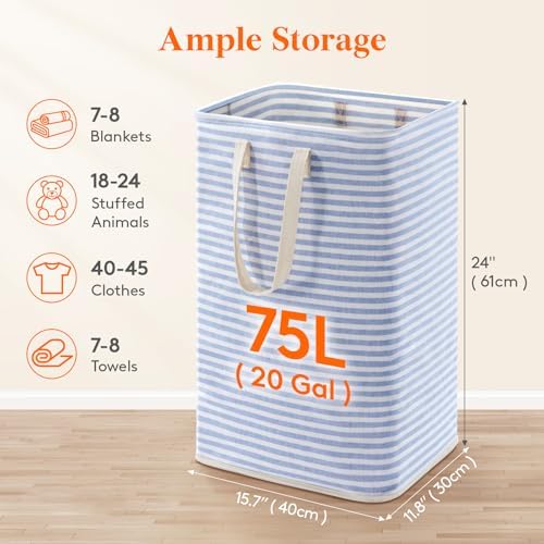 Lifewit 75L Large Collapsible Laundry Basket - Image 2