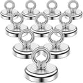 DIYMAG Magnetic Hooks with Countersunk Hole Eyebolt 110LBS+ 10Pack by DIYMAG