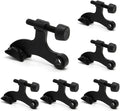 6 Pack Hinge Pin Black Door Stopper, Adjustable Heavy Duty Hinge Pin Door Stop by SUNTAI