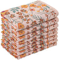 Set of 8 Cotton Floral Fall Kitchen Towels by STASOPTK