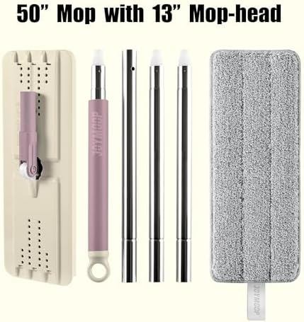 JOYMOOP Flat Mop System, Microfiber Cleaning System - Image 3