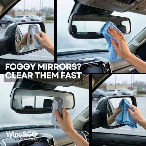 Wipe&GO Window & Glass Cleaning Cloths – Premium Diamond Weave Microfiber - Image 2