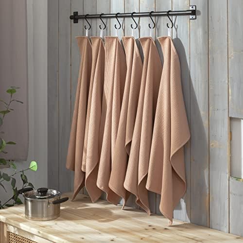 QUILTINA Dish Towels Set, 100% Cotton Waffle Weave Kitchen Towels 6 Pack - Image 6