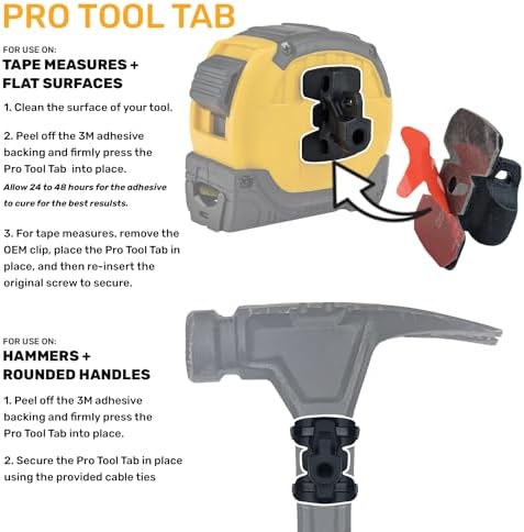 Spider Tool Holster Pro Tape Measure + Hammer Holster Kit, Ambidextrous - Image 3