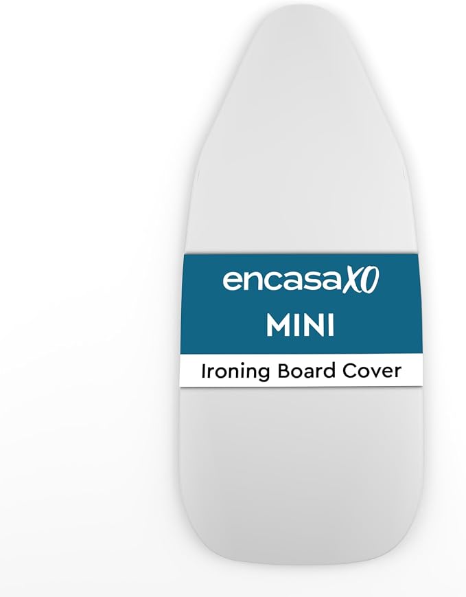 Encasa XO Ironing Board Cover and Pad, Heat Proof 28"x12" by EncasaXO