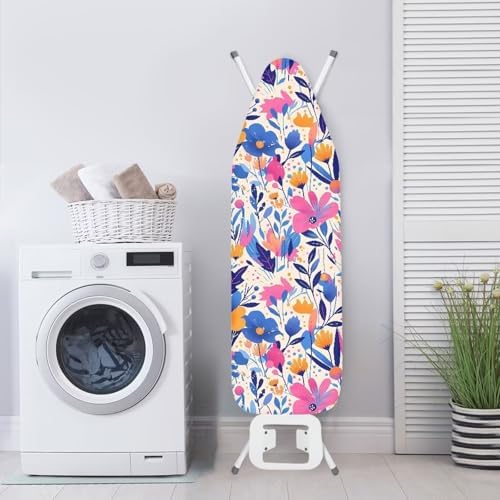 Cartoon Flower Field Easy Installation 15x54 Ironing Board Cover, Minimalist - Image 3