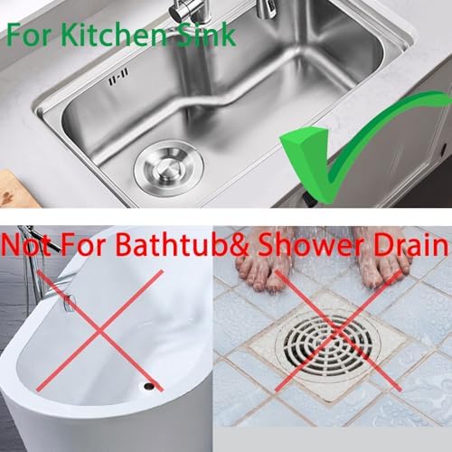 2 Pack Kitchen Sink Drain Strainer - Image 3