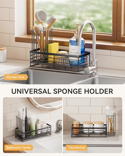 Yofidra Sponge Holder for Kitchen Sink, Sink Caddy - Image 4