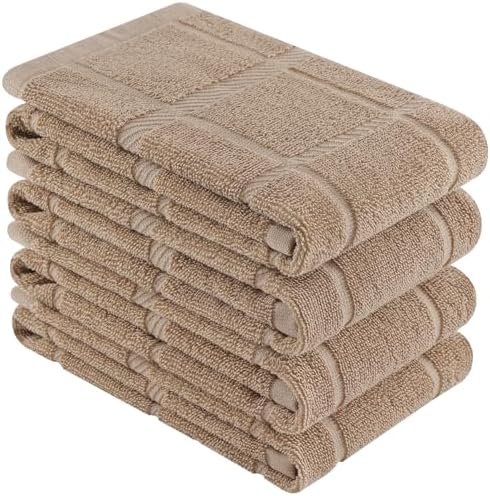 Homaxy 100% Cotton Kitchen Towels 18"x28", 4 Pack Dish Towels by Homaxy