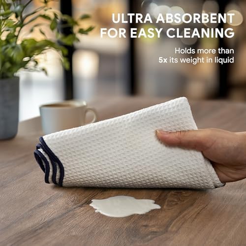 RECYCO Waffle Kitchen Towel Set of 2 - Image 3