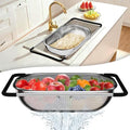 Over the Sink Colander, Expandable Strainers and Colanders by STOCKPOT