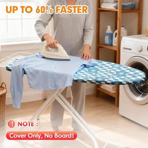 Ironing Board Cover and Pad, 21x57 Extra Large, Scorch Resistant - Image 2
