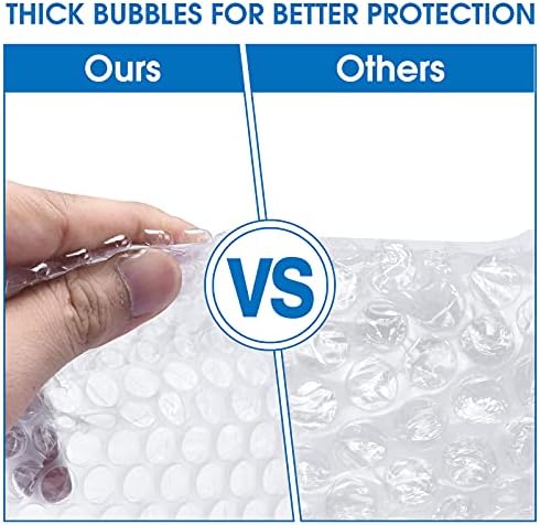 Bubble Cushioning Wrap Roll, Sumono 12 Inch x 72 Feet Total Bubble Roll - Image 3