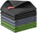 Nialnant 6 Pack Kitchen Towels, 100% Cotton, 12x12 Inches by Nialnant