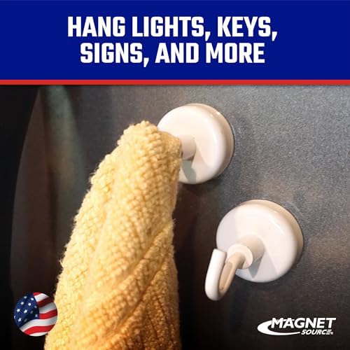 Master Magnetics White Magnetic Hook Set - Image 3