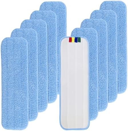 Replacement Microfiber Pad Fit for Rubbermaid Commercial 18 Inch Mop Head by BeiLan