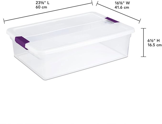 Sterilite ClearView Latch Boxes, Storage Bins - Image 2