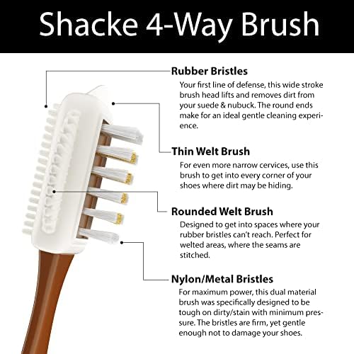 Suede Brush & Nubuck Cleaner – 4-Way Suede Cleaning Brush - Image 4