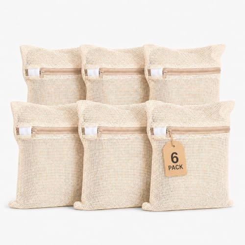 Mesh Laundry Bags for Delicates 6-Pack – 11.81 x 15.74 inch Large & Sturdy by Unknown