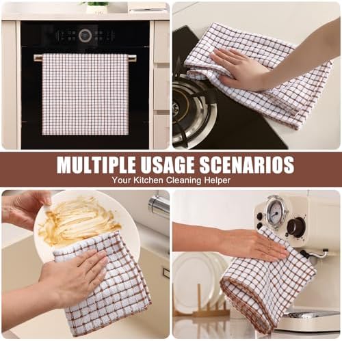 Mordimy Premium Cotton Kitchen Towels 16"x 25", 8 Pack - Image 5