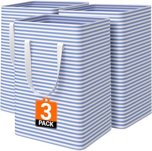 3-Pack Laundry Basket, Collapsible Laundry Hampers by Unknown