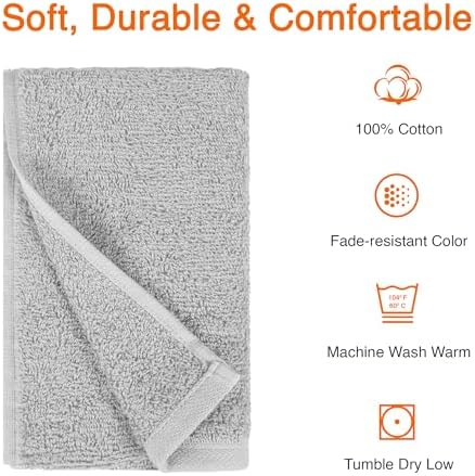 Amazon Basics Soft and Thick Cotton Hand Towels - Image 2
